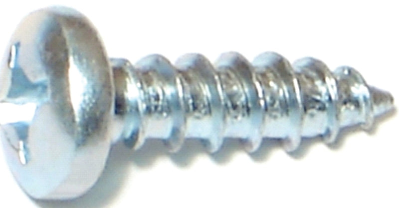 Midwest Fastener 03256 Screw, #12 Thread, Coarse Thread, Pan Head, Phillips Drive, Diamond, Self-Tapping Point, Steel