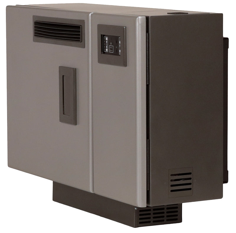 ASHLEY AP5000 Wall Mounted Pellet Stove, 36 in W, 27 in H, 24000 Btu Heating