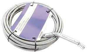 Moen M-Line Series M7924 Drain Auger, 1/4 in Dia Cable, 25 ft L Auger/Cutter