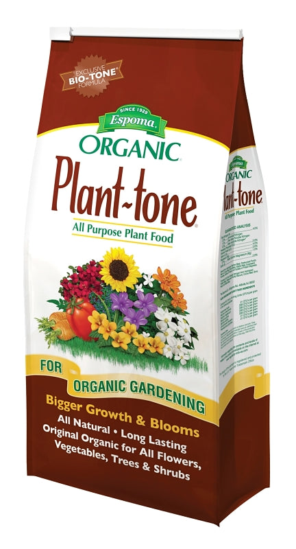 Espoma Plant-tone PT18 Plant Food, 18 lb, Granular, 5-3-3 N-P-K Ratio