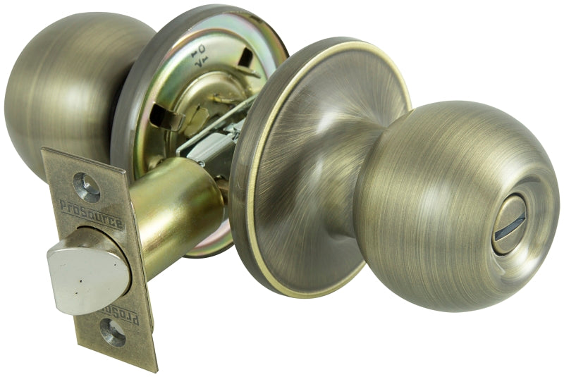 KNOB PRIVACY T3 ANTIQUE BRASS