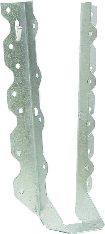 MiTek JL210 Joist Hanger, 8-1/4 in H, 1-1/2 in D, 1-9/16 in W, 2 in x 10 to 12 in, Steel, G90 Galvanized, Face Mounting