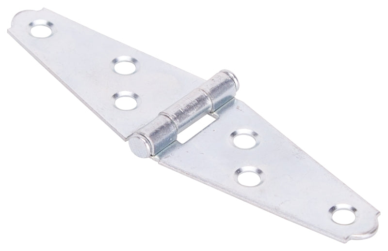 ProSource LSH-Z02-013L Strap Hinge, 1.2 mm Thick Leaf, Steel, 180 Range of Motion, Screw Mount Mounting