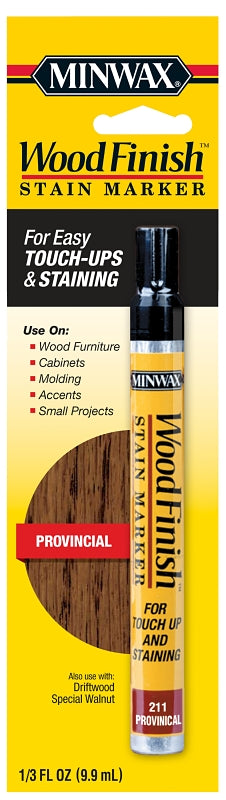 Minwax Wood Finish 63482000 Stain Marker, Provincial, Liquid, 0.33 oz