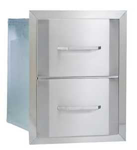 UI0491 DRAWER DBL STAINLESS