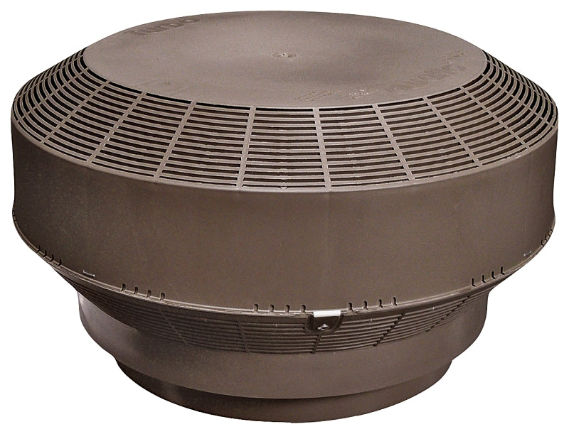 Duraflo 6001BR Roof Turbine Vent, Polypropylene, Brown