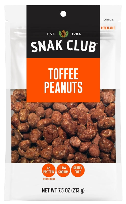 Snak Club CSU29528 Toffee Peanut, 7.5 oz