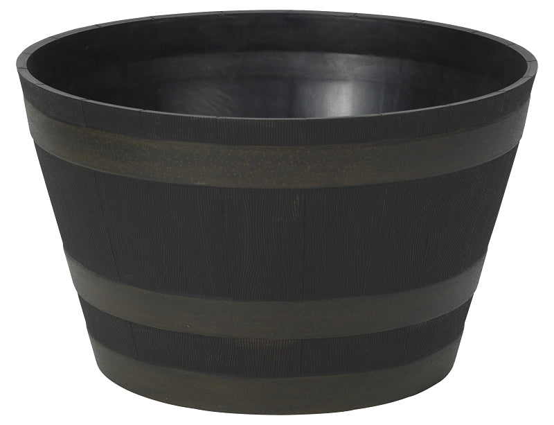 Garant HBR2012AR Bourbon Planter, 20-1/2 in Dia, Resin, Antique Red