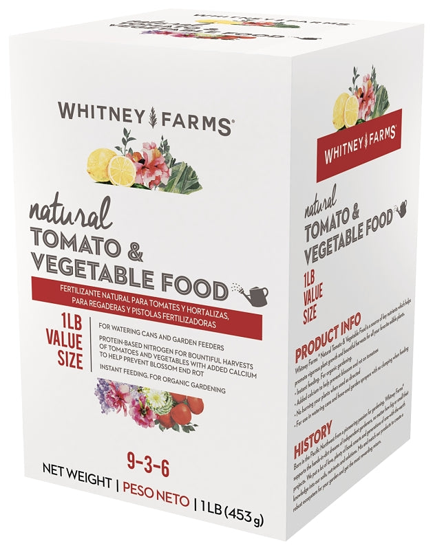 Whitney Farms SCO1010113179 Plant Food, 1 lb, 9-3-6 N-P-K Ratio