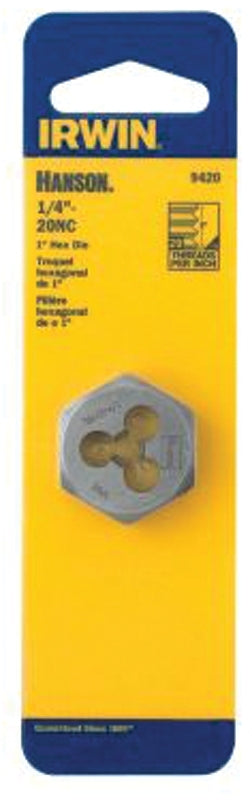 9420ZR DIE 1/4IN 20NC 1IN HEX