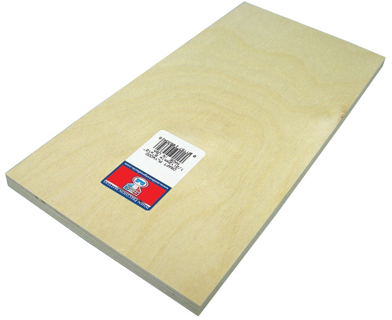 Midwest Products 5334 Craft Plywood, 12 in L, 6 in W
