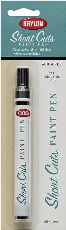 Krylon Short Cuts KSCP905 Paint Pen, Chisel Tip, Espresso