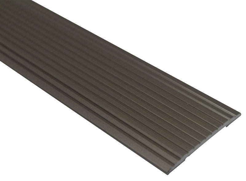 Loxcreen MD31279 Seam Cover, 3 ft L, 1-9/32 in W, Metal, Satin Nickel