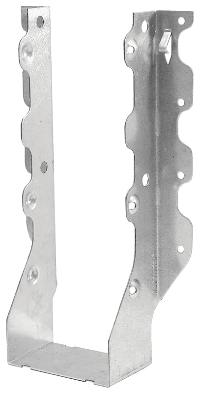 MiTek JUS210-2TZ Slant Joist Hanger, 9-1/8 in H, 2 in D, 3-1/8 in W, 2 in L x 10 to 14 in H, Steel, Zinc, Face Mounting