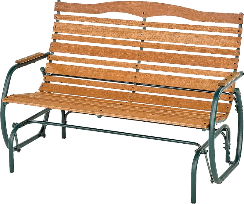 Seasonal Trends CG-44Z Double Glider Bench, 75-1/4 in W, 35-1/2 in D, 36-3/4 in H, 500 lb Seating, Steel Frame