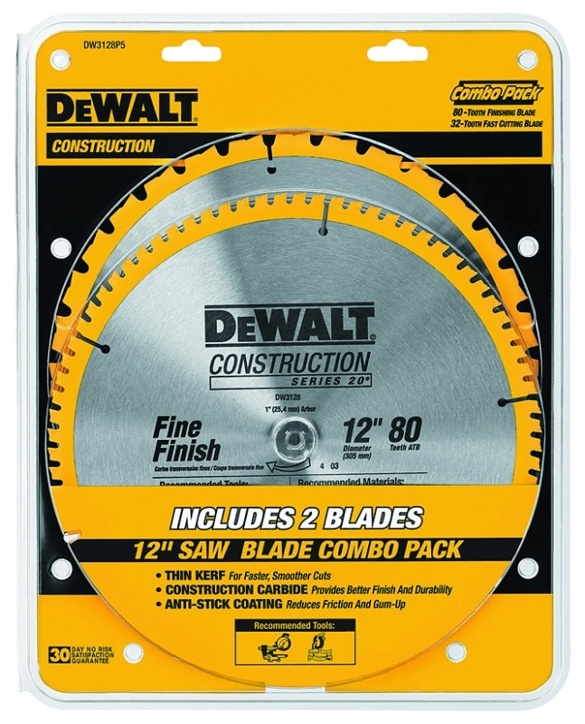 DW3128P5 12IN 32-80 TEETH BLAD
