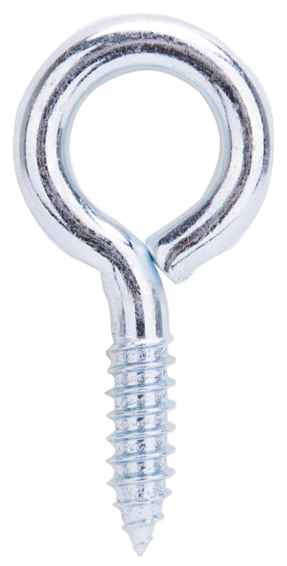 ProSource LR211 Screw Eye, 7.15 mm Dia Wire, 8.5 mm Thread, 1-1/8 in L Thread, 2-5/8 in OAL, 260 lb Working Load, Steel