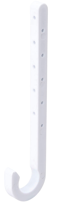 B & K P01-125HC Baby J-Hook, 1-1/4 in Opening, ABS