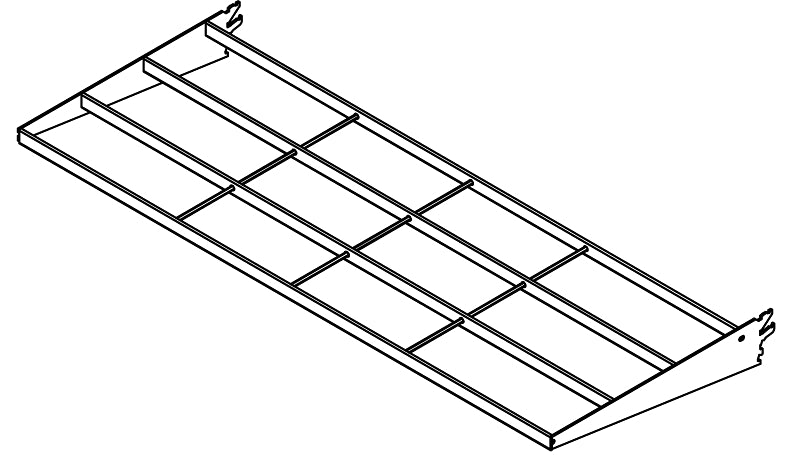 DISPLAY PIPE VERTICAL 48X16IN