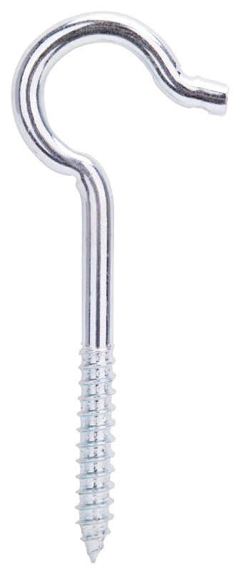 ProSource LR309 Ceiling Hook, 130 lb Working Load, Steel, Silver, Zinc