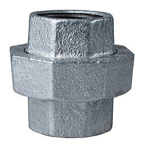 ProSource 34B-1-1/2G Pipe Union, 1-1/2 in, Threaded, Malleable Iron, 40 Schedule, 300 psi Pressure