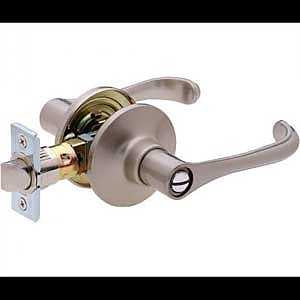 Taymor Professional Series 34-FV9924AR Privacy Lever, Pushbutton Lock, Antique Nickel, Metal, Residential, 3 Grade