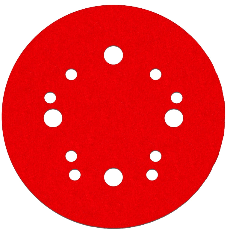 Diablo DCD050040H50G Sanding Disc, 5 in Dia, 40 Grit, Ultra Coarse, Ceramic Abrasive, 12-Hole