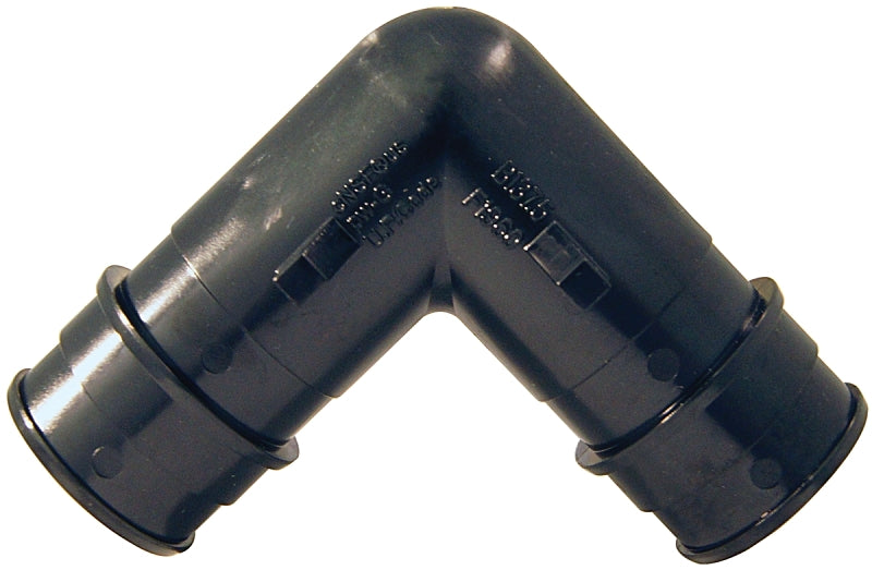 Apollo Valves ExpansionPEX Series EPXPAE3410PK Pipe Elbow, 3/4 in, Barb, 90 deg Angle, Poly Alloy, 200 psi Pressure