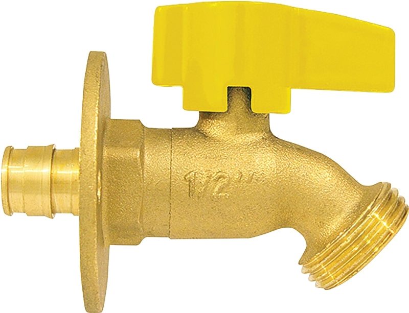 Apollo Valves EPXSCV1234 Garden Hose Bibb, 1/2 x 3/4 in Connection, PEX x MGHT, Brass Body