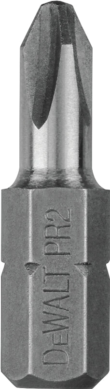 DeWALT DW2004BL Insert Bit Tip, #2 Drive, Phillips Drive, 1/4 in Shank, Hex Shank, 1 in L, Steel