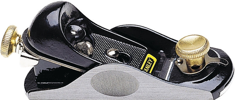 Stanley Surform Series 12-920 Block Plane, 1-5/8 in W Blade, Iron Body, Gray