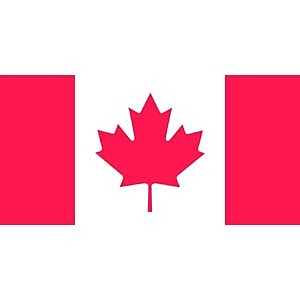 Flying Colors 34-003618Q Canada Flag, 18 in W, 36 in H, Polyester