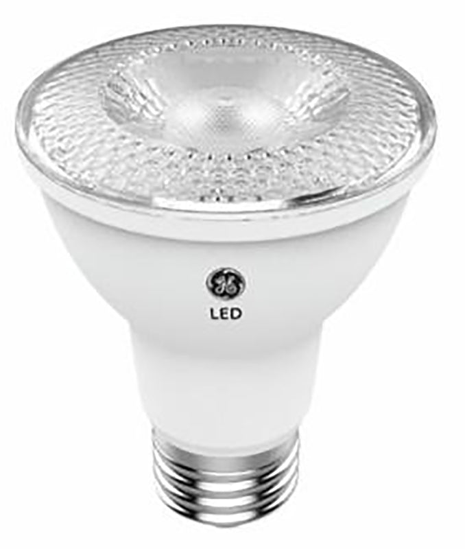 GE 38439 Replacement LED Bulb, Flood, Spotlight, PAR20 Lamp, 50 W Equivalent, E26 Lamp Base, Dimmable, Clear