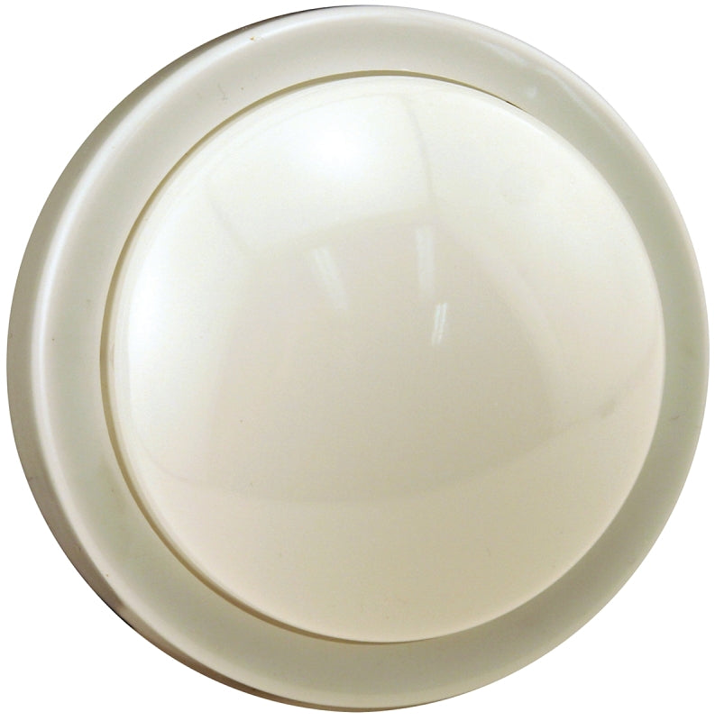 Atron UL177 Push Light, 1-Lamp, LED Lamp, White Fixture