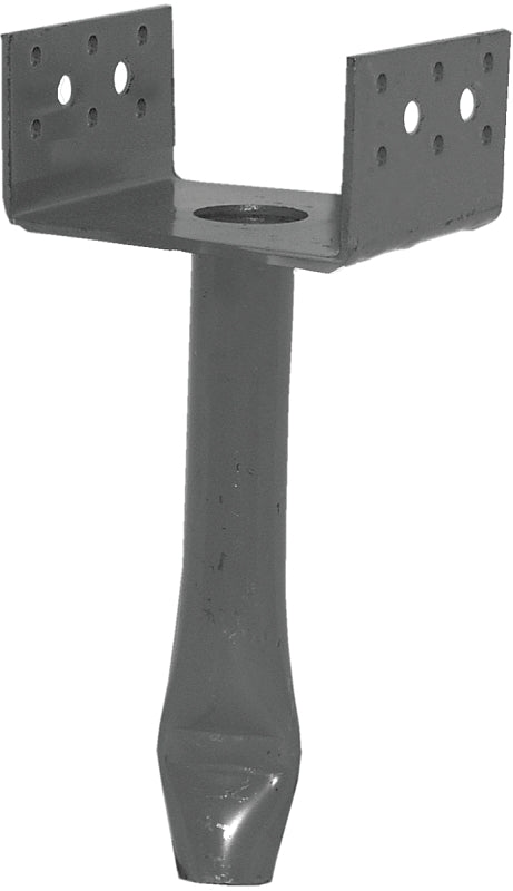 MiTek EPB6608 Elevated Post Base, 6 x 6 in Post/Joist, Steel, Primed