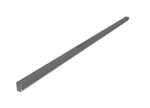 Emser Tile Empervious Series ZGBC312396 Shower Curb, Waterproof, Fiberglass/XPS Foam, Cement-Coated