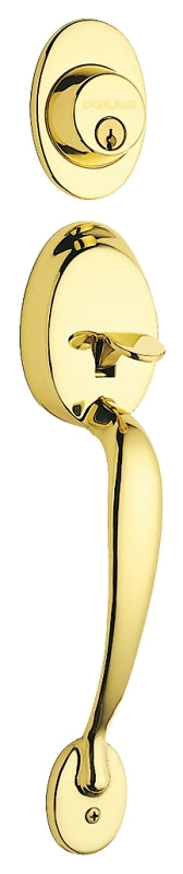 Schlage Camelot Series F60VCAMXPLY505 Combination Lockset, Mechanical Lock, Handleset with Knob Handle, Round Design