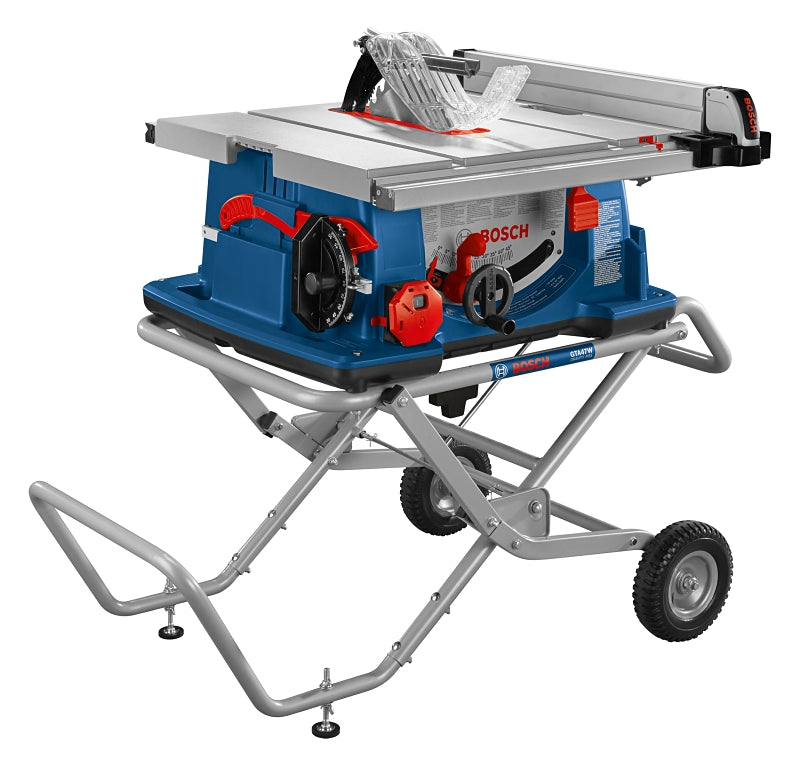 Bosch 4100XC-10 Portable Table Saw, 120 VAC, 15 A, 10 in Dia Blade, 5/8 in Arbor, 30 in Rip Capacity Right