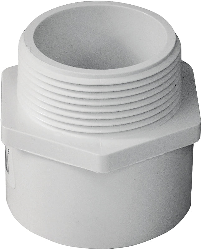 Xirtec 140 435606 Pipe Adapter, 1-1/2 in, Socket x MPT, PVC, SCH 40 Schedule