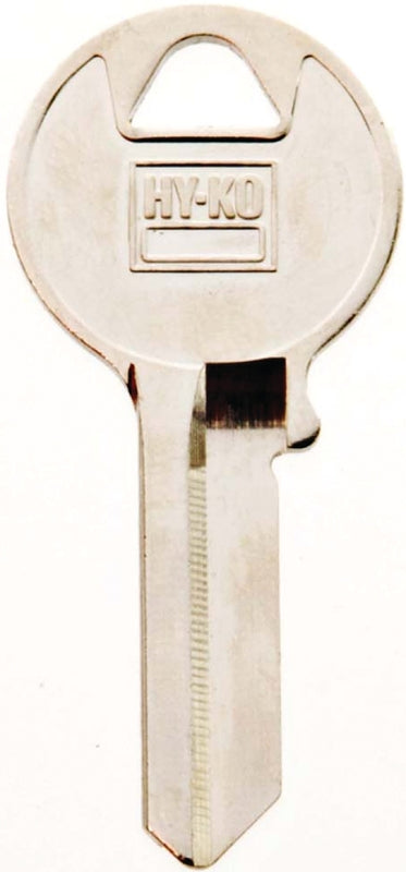Hy-Ko 11010VR2 Key Blank, Brass, Nickel, For: Viro Cabinet, House Locks and Padlocks