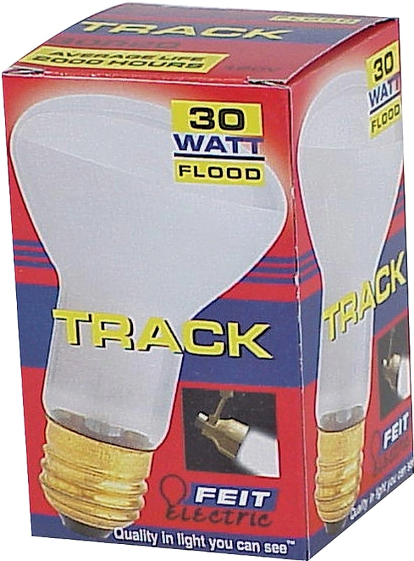 Feit Electric 30R20/RP Incandescent Bulb, 30 W, R20 Lamp, Medium E26 Lamp Base, 2700 K Color Temp, 2000 hr Average Life