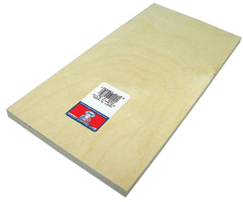 Midwest Products 5324 Craft Plywood, 12 in L, 6 in W