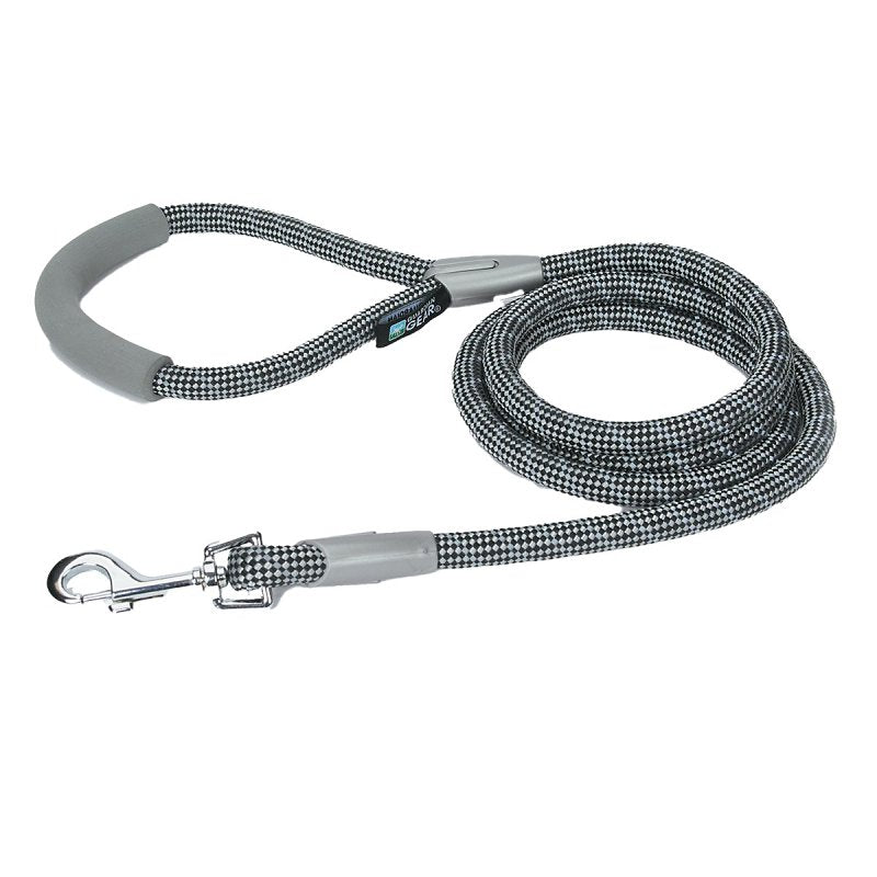 Guardian Gear ZA9909 06 17 Reflective Rope Lead, 6 ft L, Black, Fastening Method: Clasp