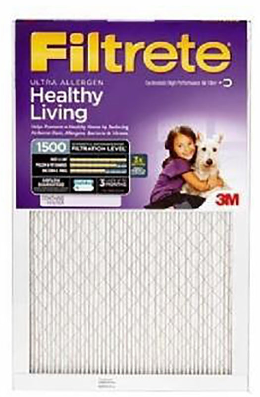 Filtrete NDP03-5IN-2 Ultra Deep Pleat Filter, 25 in L, 20 in W, 12 MERV, 1550 MPR