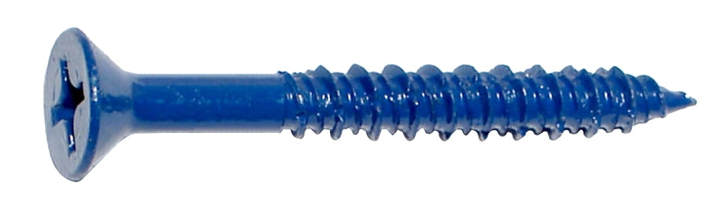 Midwest Fastener 09281 Masonry Screw, 1/4 in Dia, 2-1/4 in L, Steel