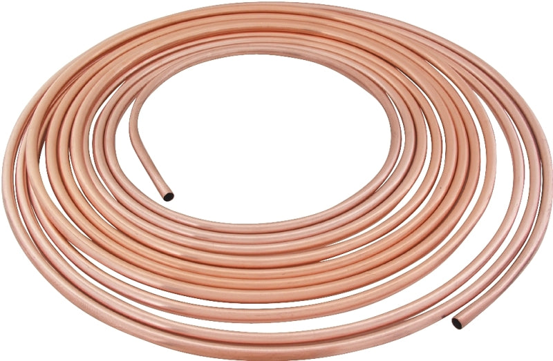 Streamline 1/2X60L Copper Tubing, 1/2 in, 60 ft L, Soft, Type L, Coil