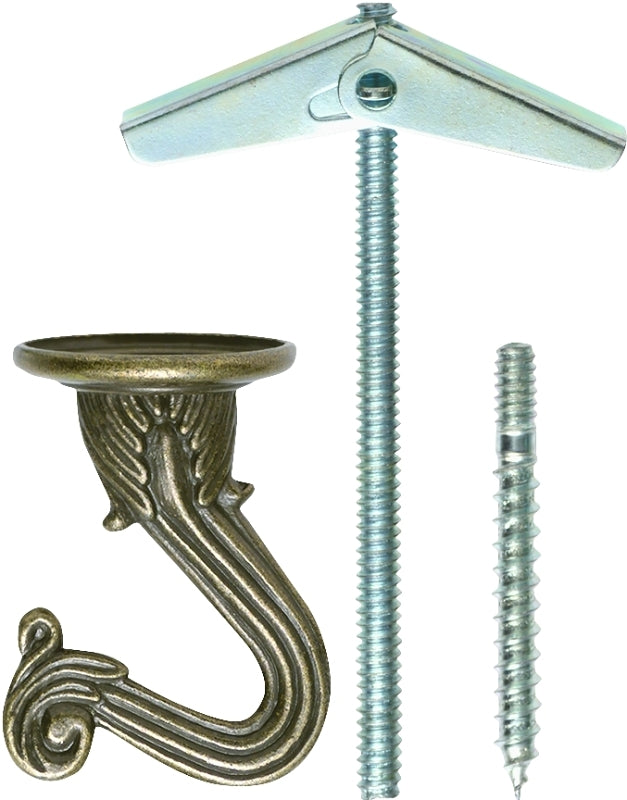 OOK 50342 Swag Hook, Antique Brass