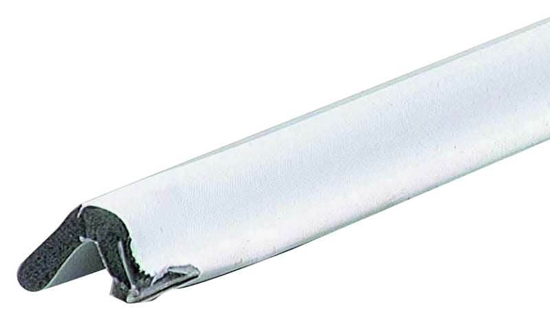 M-D 91868 Replacement Weatherstrip, 81 in L, Vinyl, White