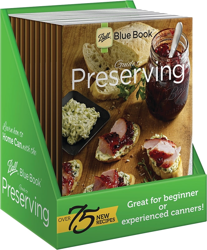 Ball Blue Book 2194619 Recipe Book, Guide to Preserving, Paperback Binding, 200-Page