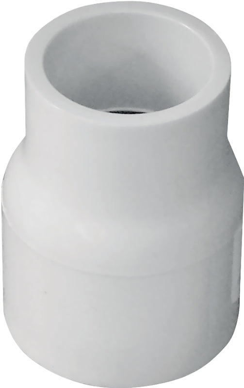 Lasco 429131BC Reducing Pipe Coupling, 1 x 3/4 in, Slip, PVC, SCH 40 Schedule